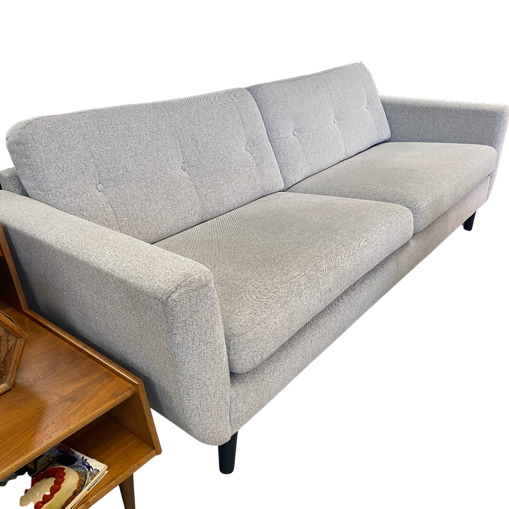 Sofa - Light Gray Upholstered