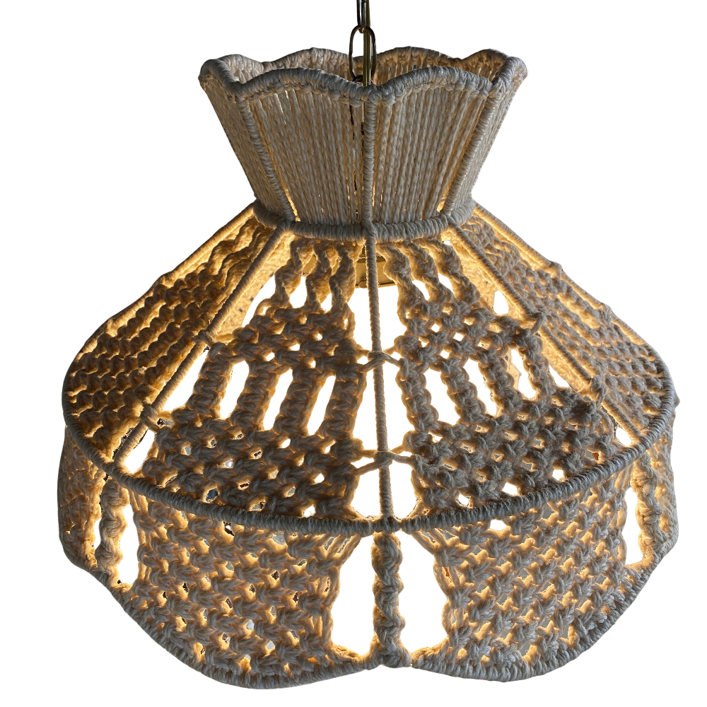 Macrame Swag Lamp