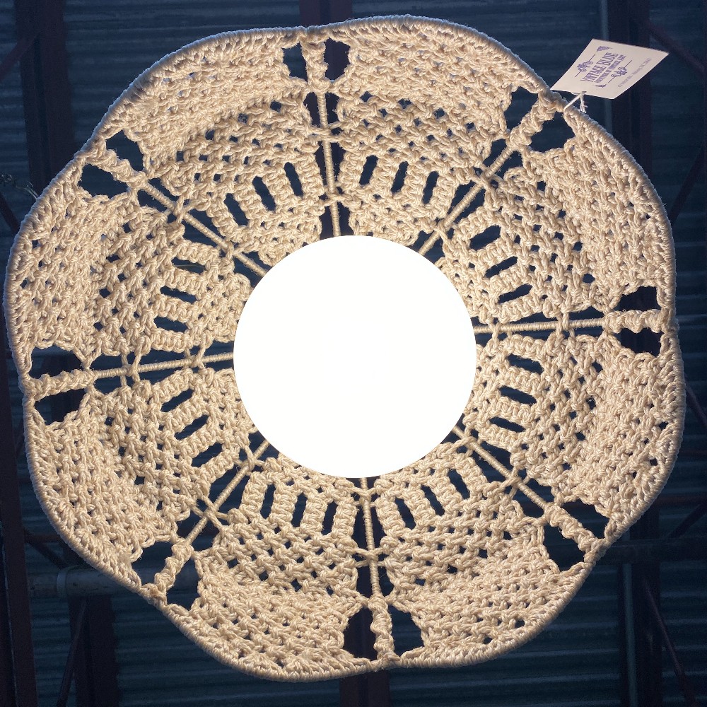 Macrame Swag Lamp
