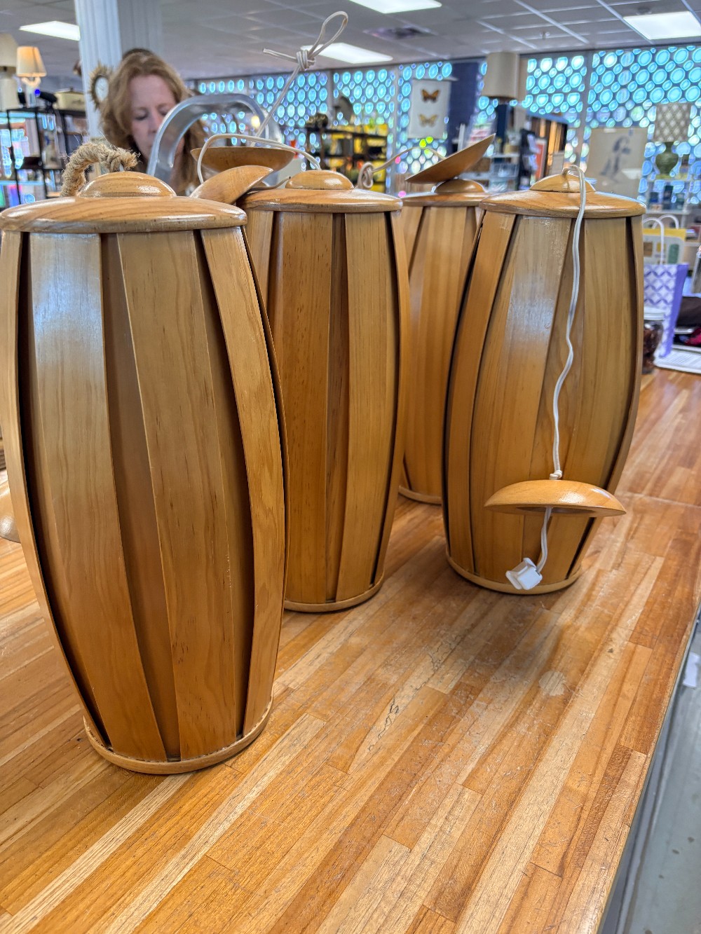 Bentwood Laminate Pendant Lights