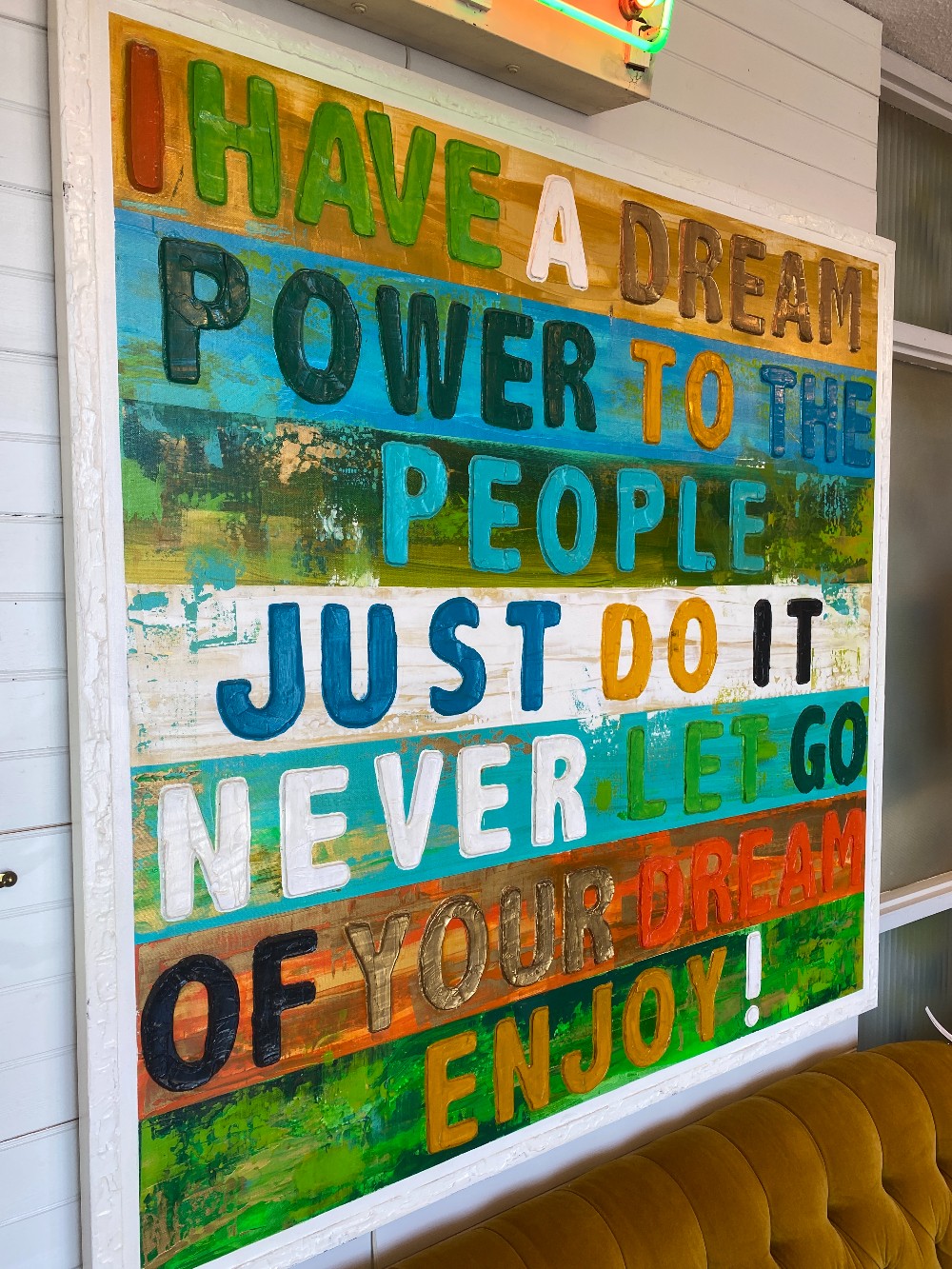 Large I Have a Dream Wall Art Piece