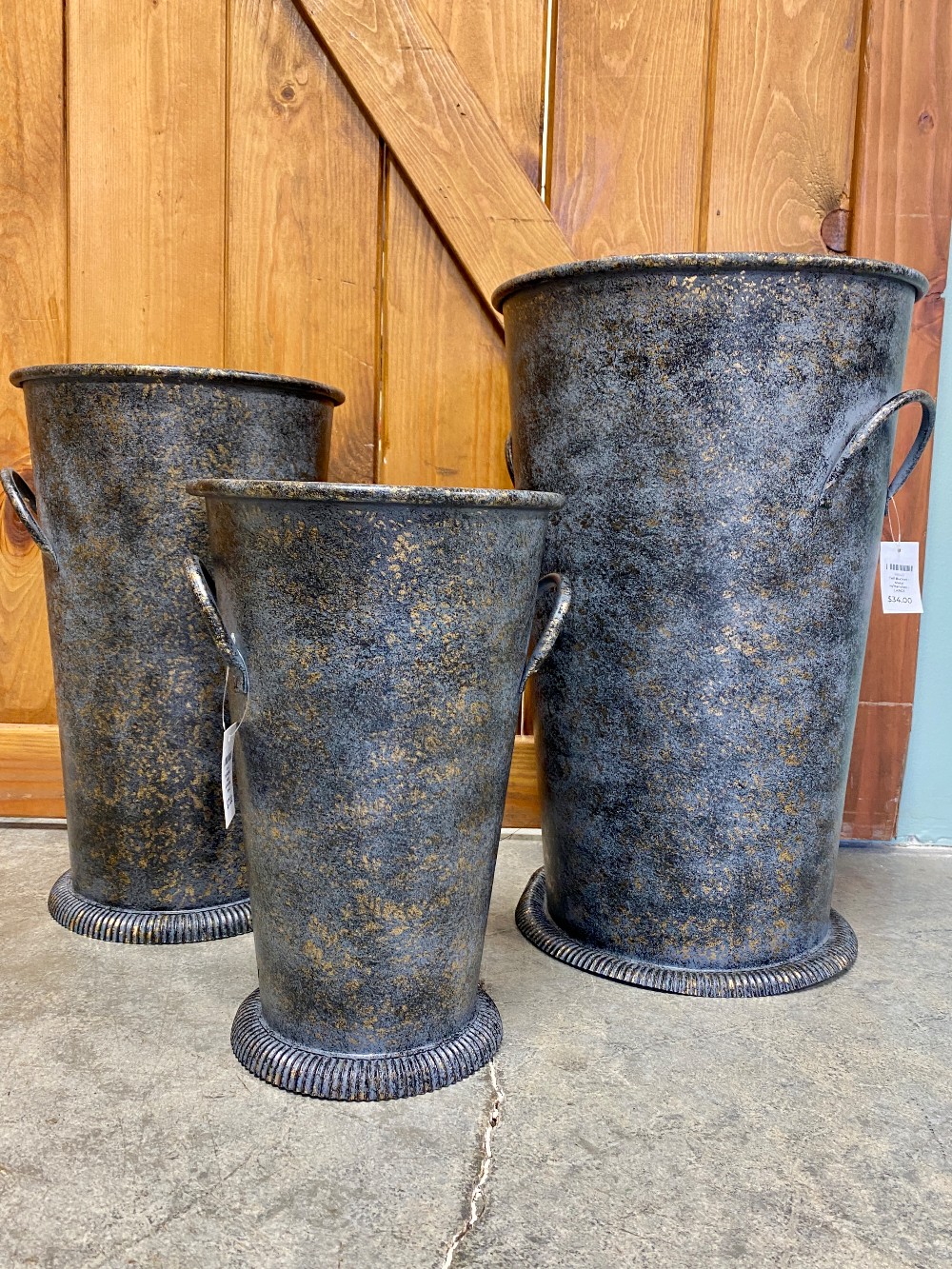 VINTAGE BUCKETS & BOXES