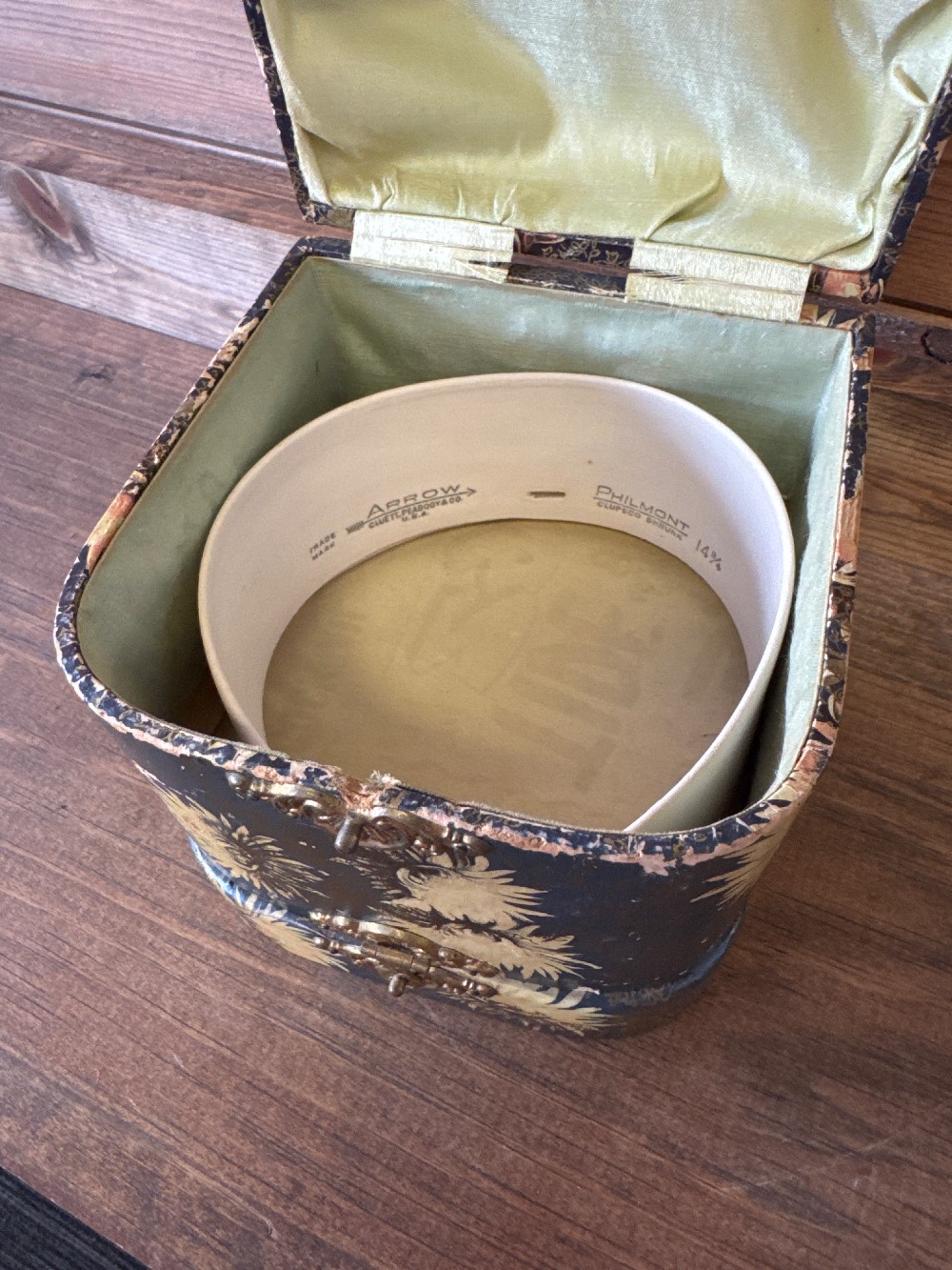 Rare Antique Victorian Lady’s Collar Double dresser Box