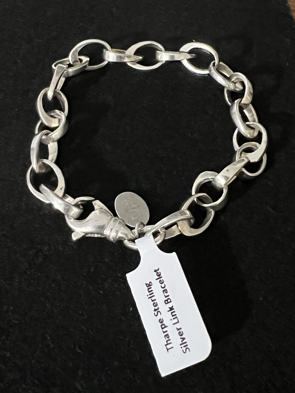 Tharpe Sterling Silver Link Bracelet