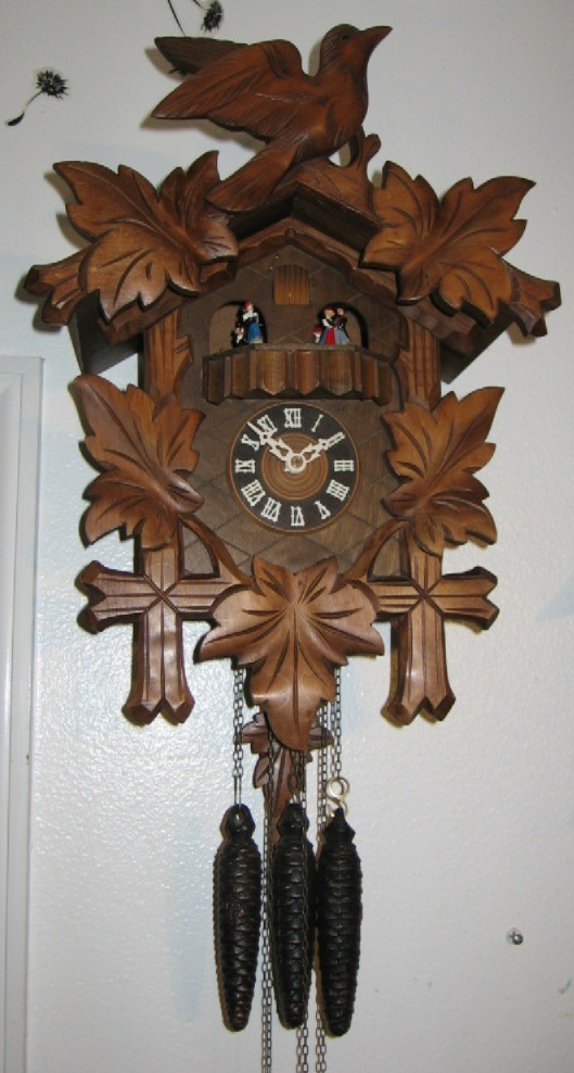 1-day Cuckoo Clock, Traditional, 2-tune Music