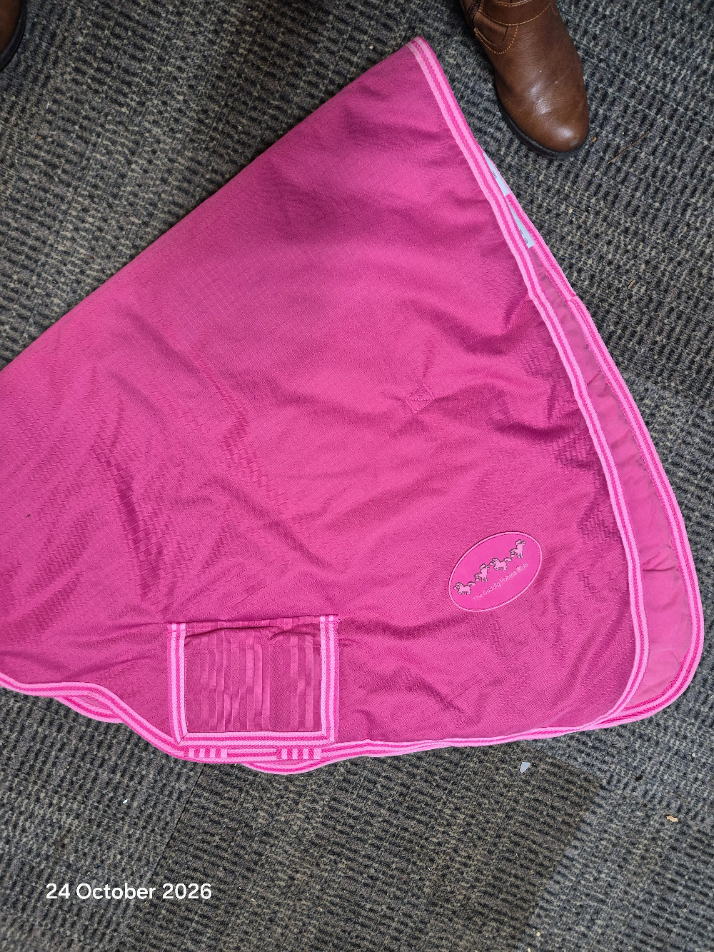 Cuddly Ponies Rug NEck Size Small Colour Pink BNWT