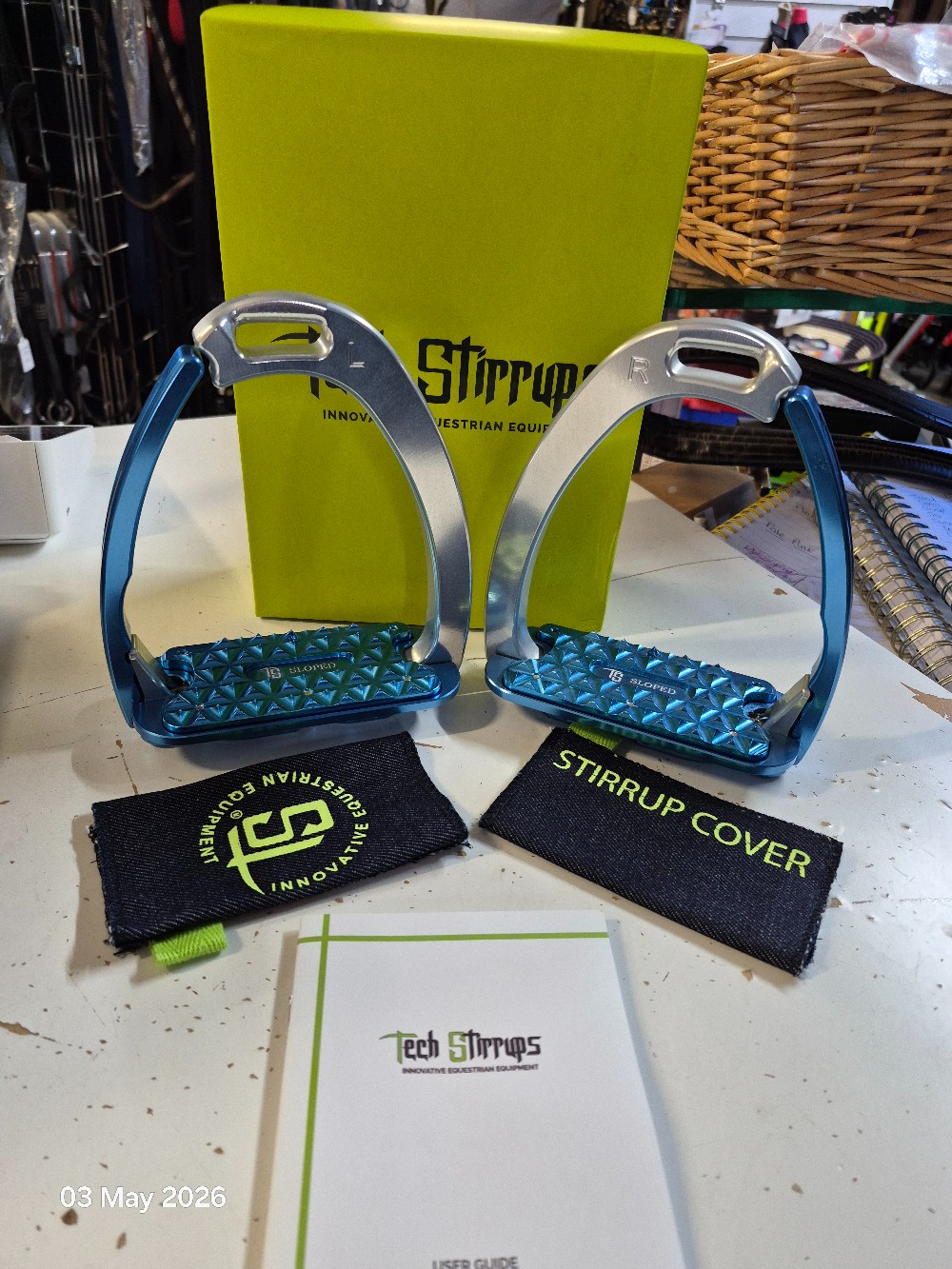 Tech Stirrups Venice Sloped Evo Size 4 1/2