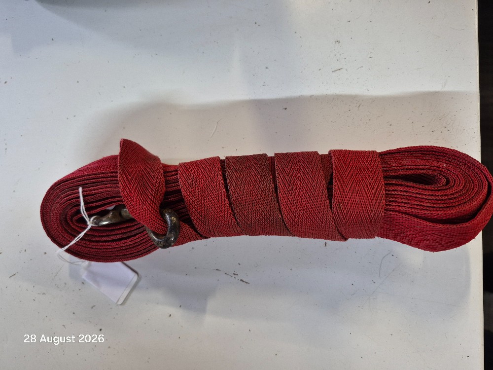 Lunge Fabric Line Size 6 Mtr Colour Red USED