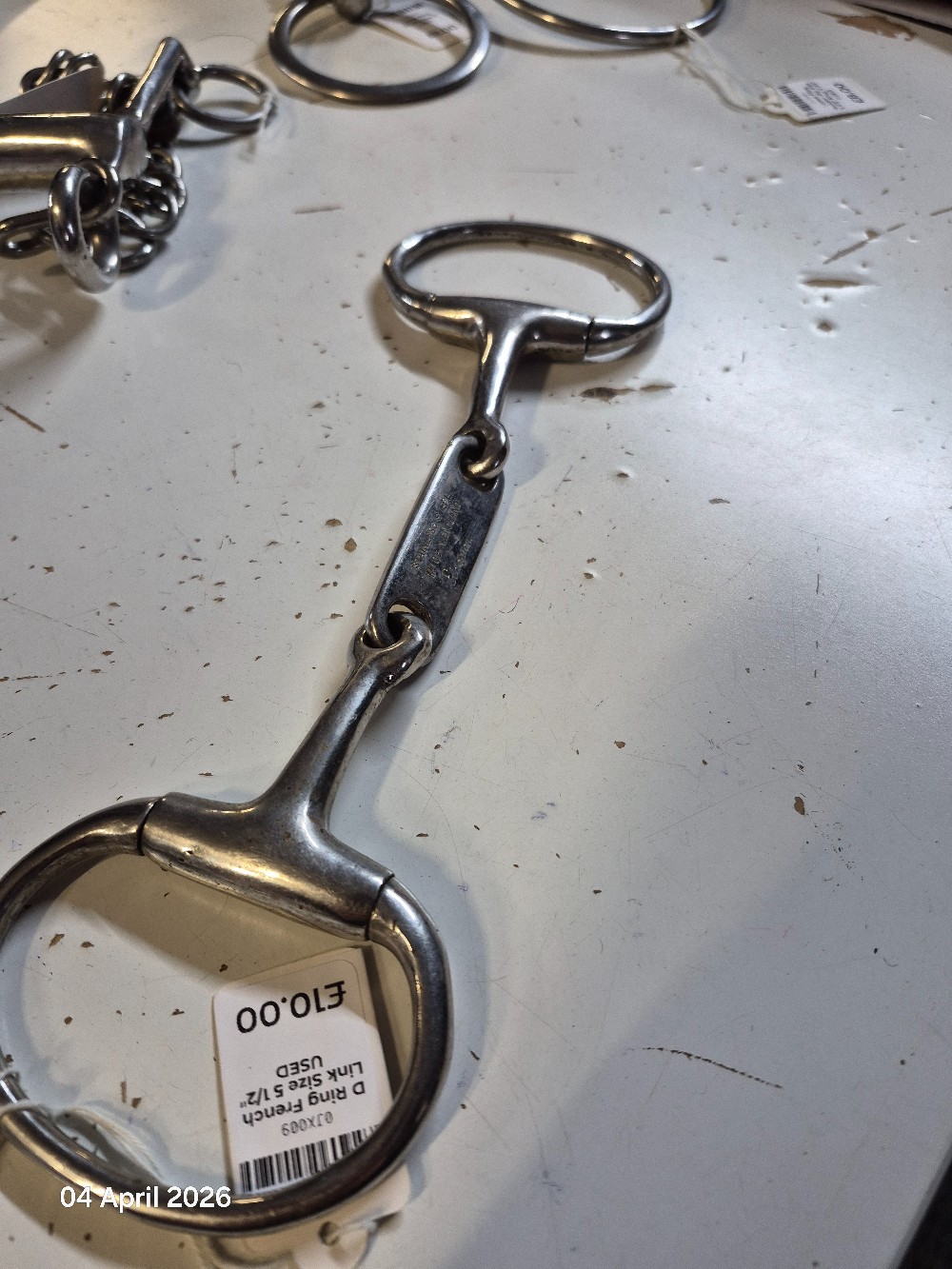 D Ring French Link Size 5 1/2