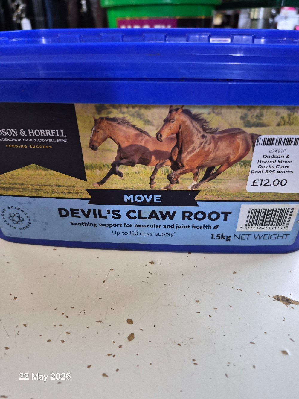 Dodson & Horrell Move Devils Calw Root 895 grams left USED