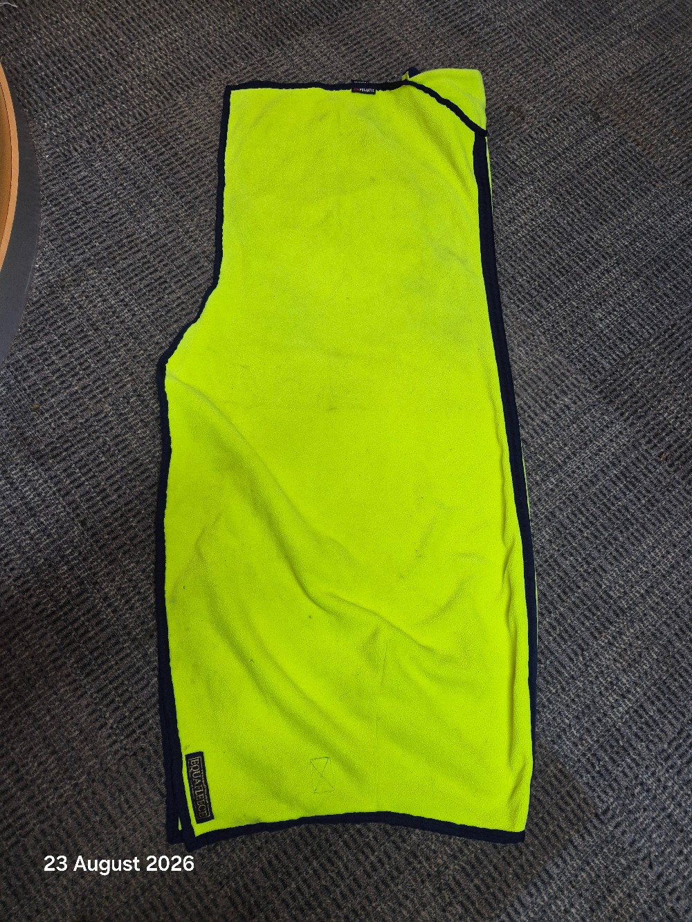 Equi Exercise Fleece Size Wither to bum 130cm COlour Yellow USED