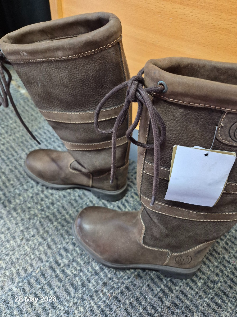 Tullymore Wansford II Yard Boots Size Kids 12 Brown BNWT