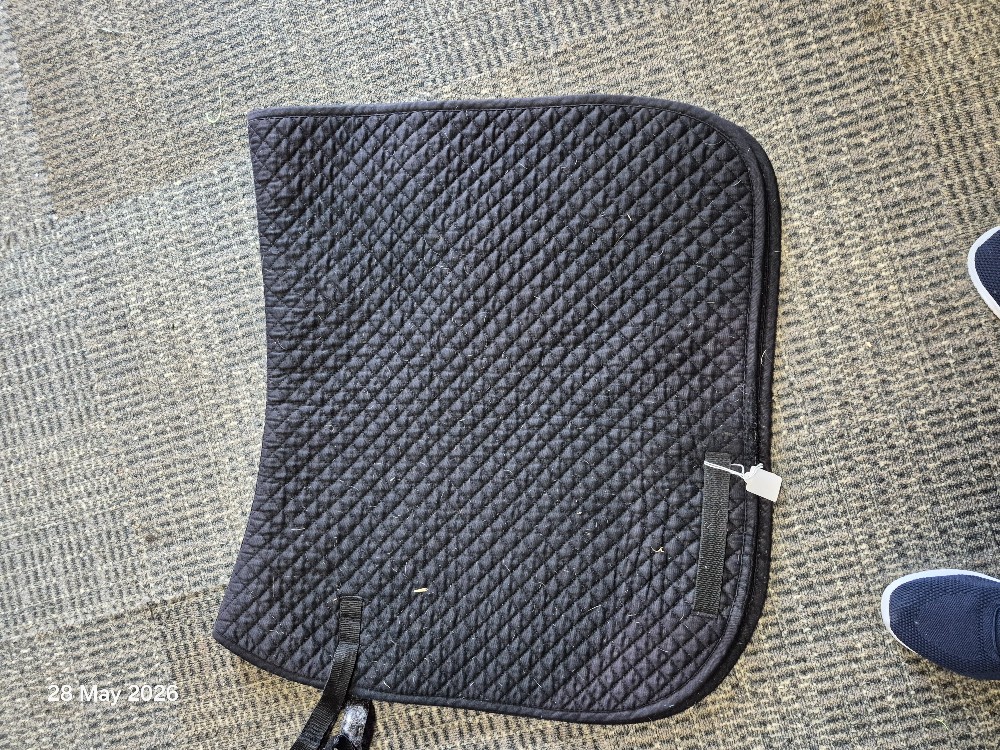 Dressage Pad Size Full Colour Black USED