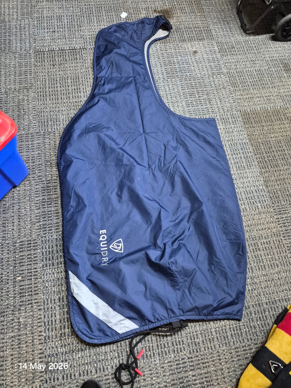 EquiDry Fleece Lined Ride on Size 145cm (says Lge) Navy USED