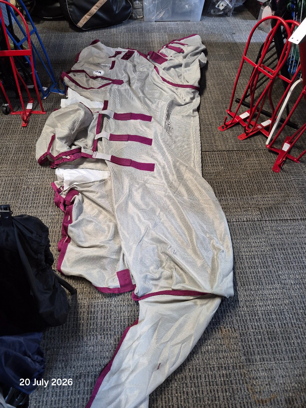Derby House Elite Combo Fly Stoppr Rug Size 6'3 Grey/Mag BNWT