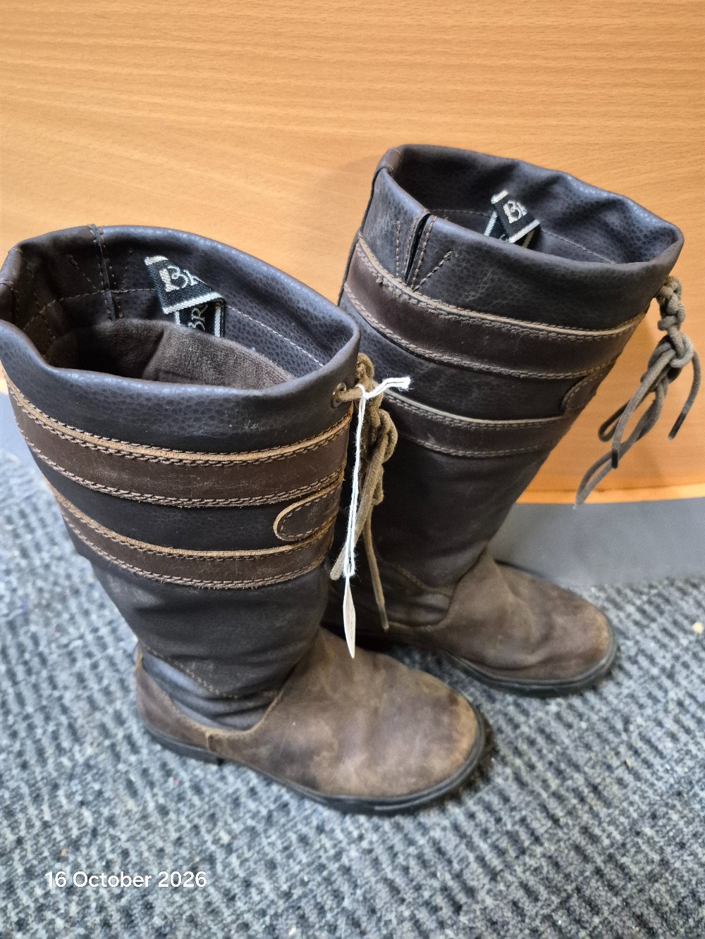 Brogini Longridge Boot Size Kids 32 Colour Brown USED