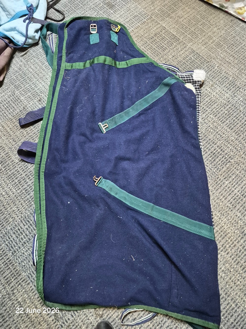 Fleece Size 4'9 Colour Navy USED