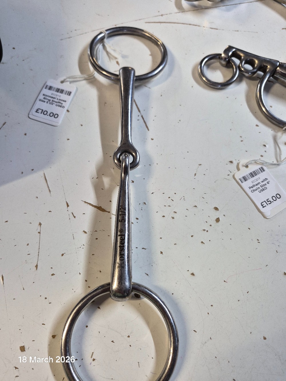 Korsteel Loose Ring Snaffle Size 5 1/2