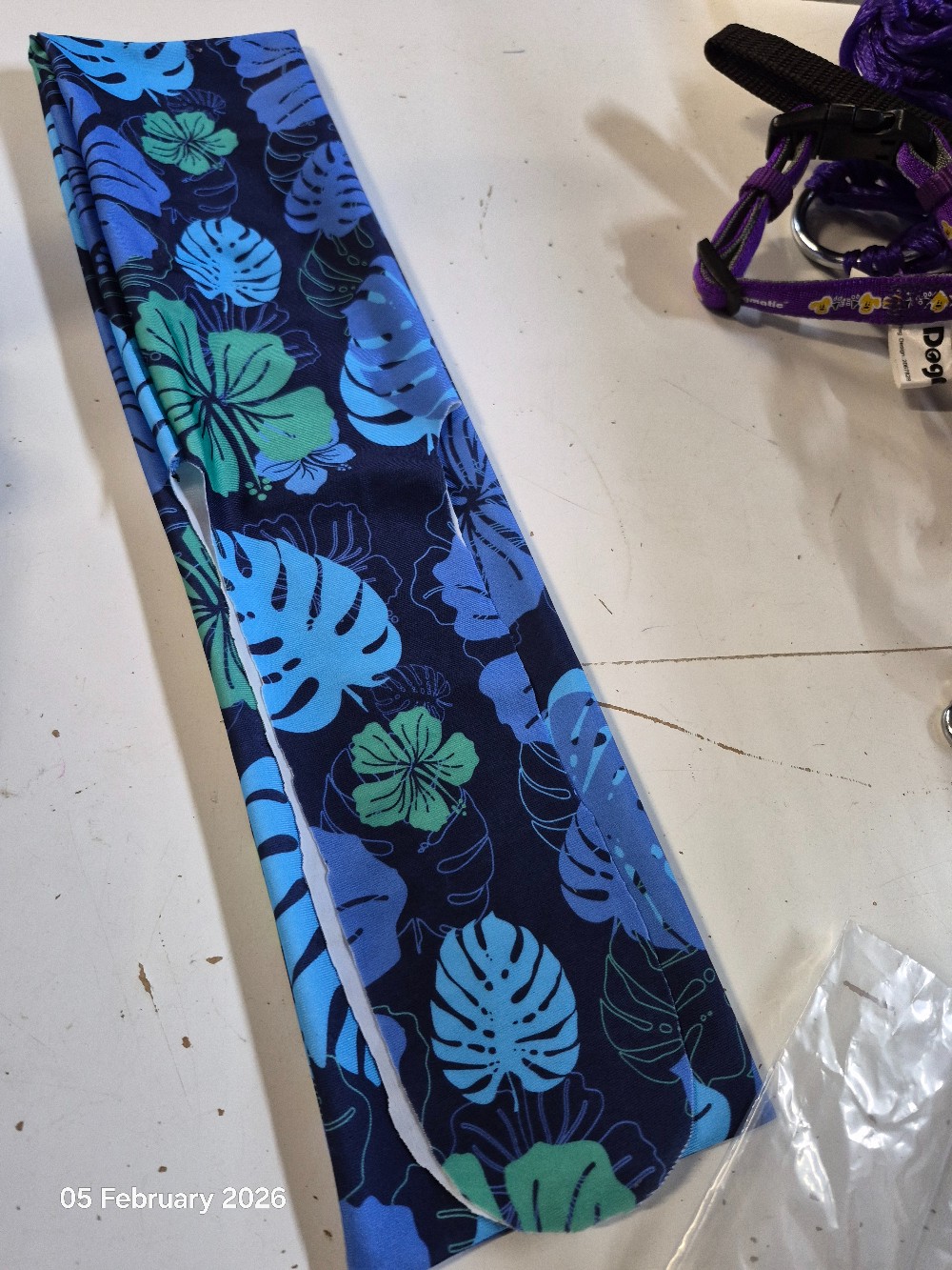 Fabric Tail Bag Colour Navy/B;ue / GReen  NEW