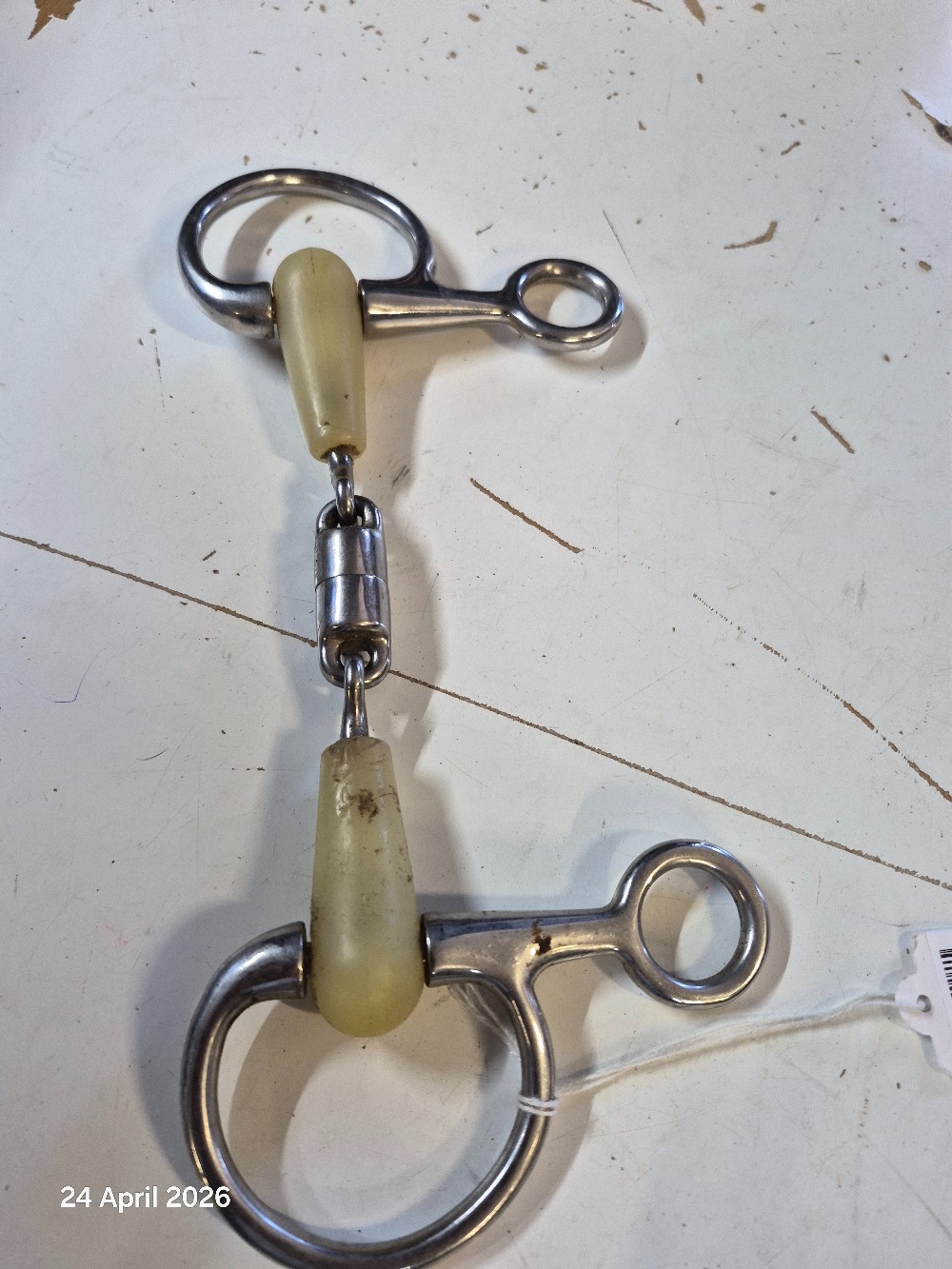 Hanging Cheek Happy Mouth Snaffle with twister Size 5