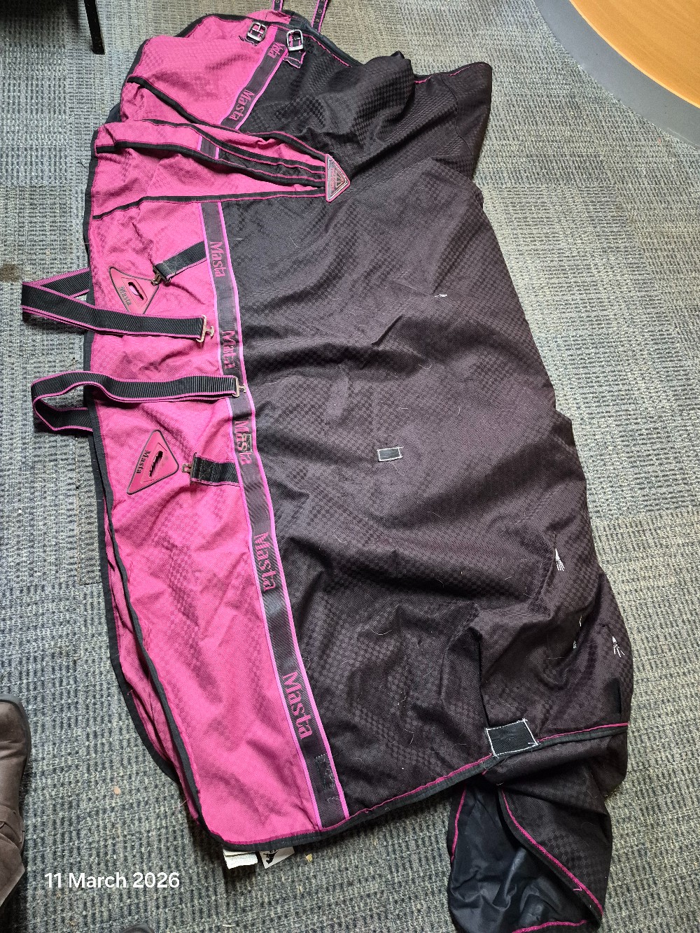 MASTA T/O 1/4Neck Size 6'3 Heavy COlour Pink/Black USED