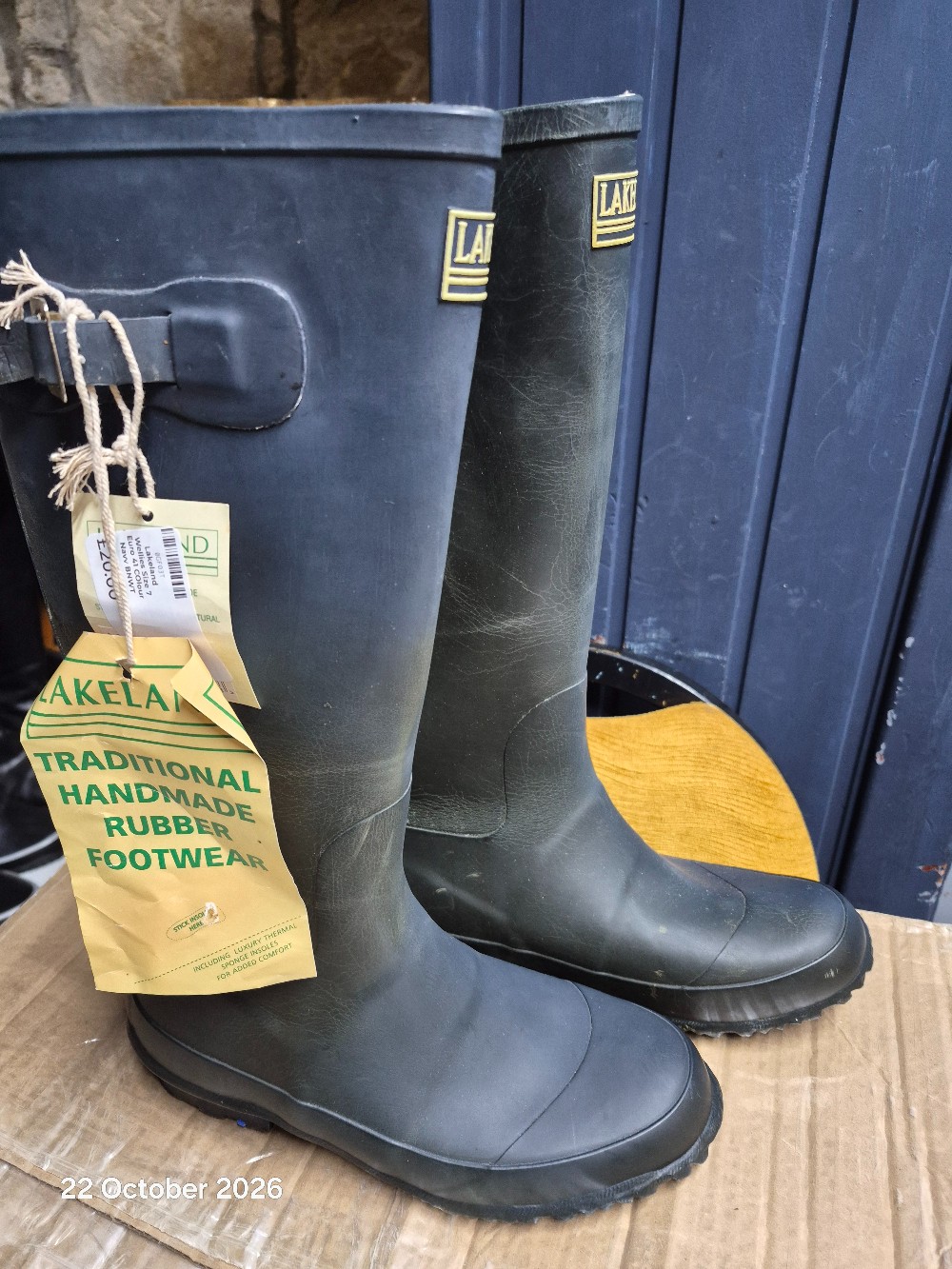 Lakeland Wellies Size 7 Euro 41 COlour Navy BNWT