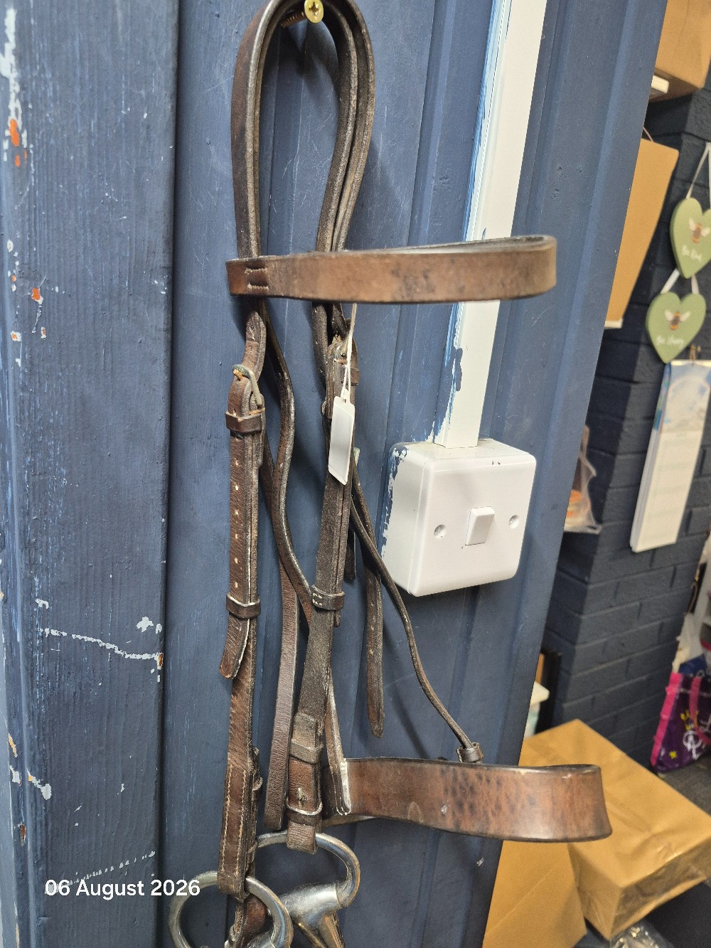 Hunter Bridle with Bit & Reins Size Cob/Full Colour Brown USED