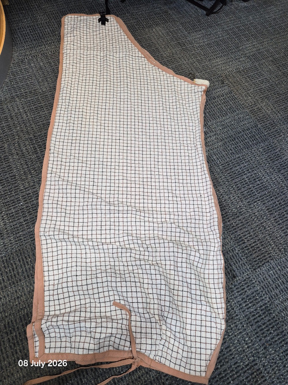 Cotton Sheet Size 5'9 Colour Cream/Tan USED
