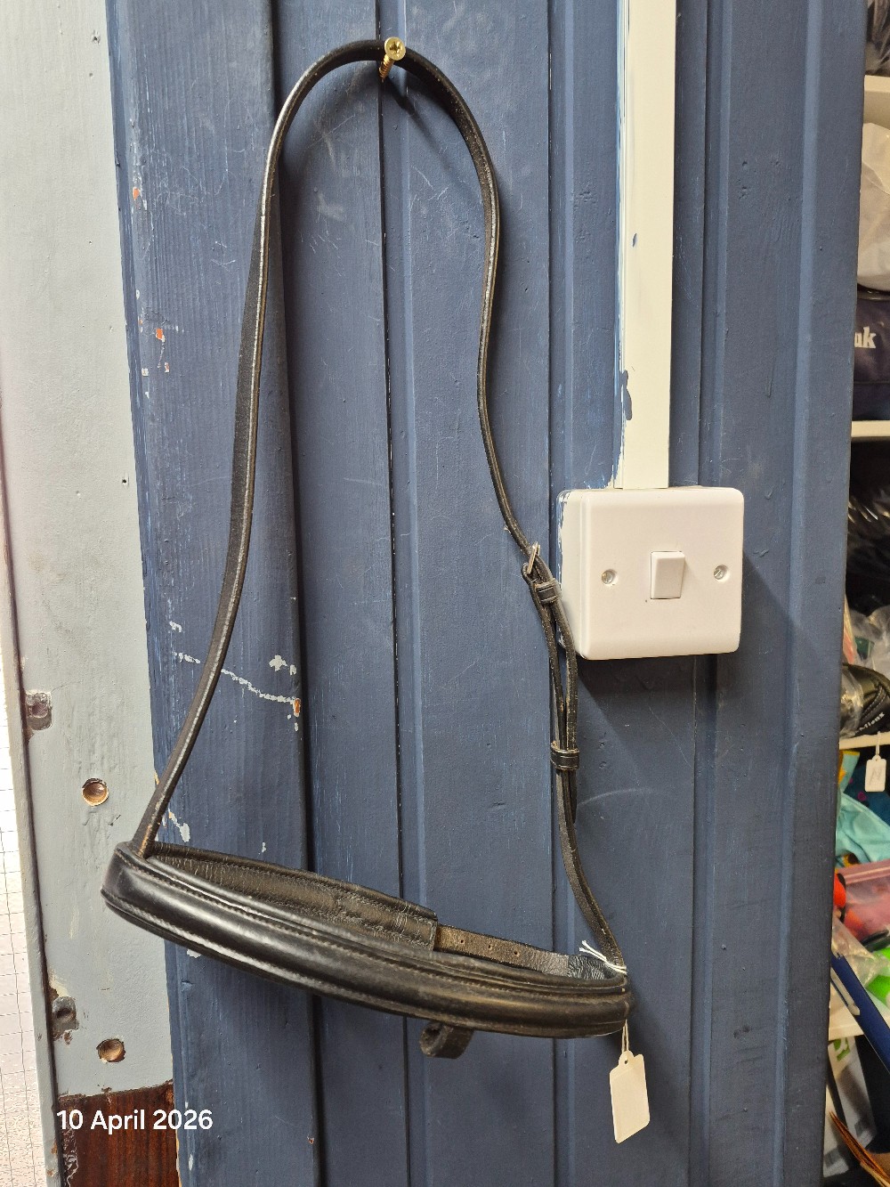 Leather Comfort Noseband Size Cob Colour Black USED