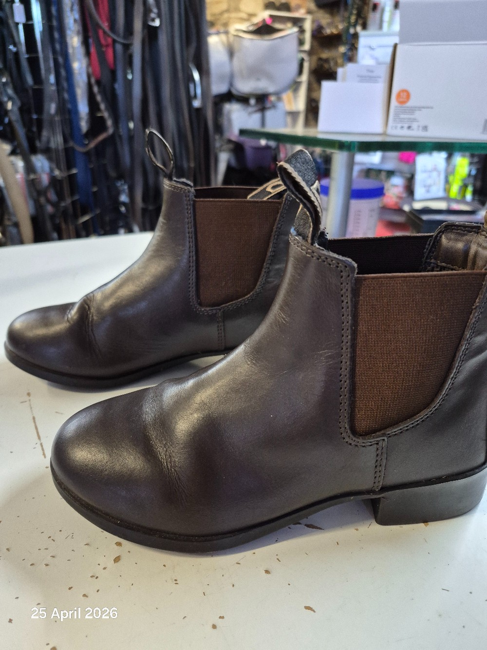 Dublin Stability Control Johd Boots Size KIds 1 Brown USED