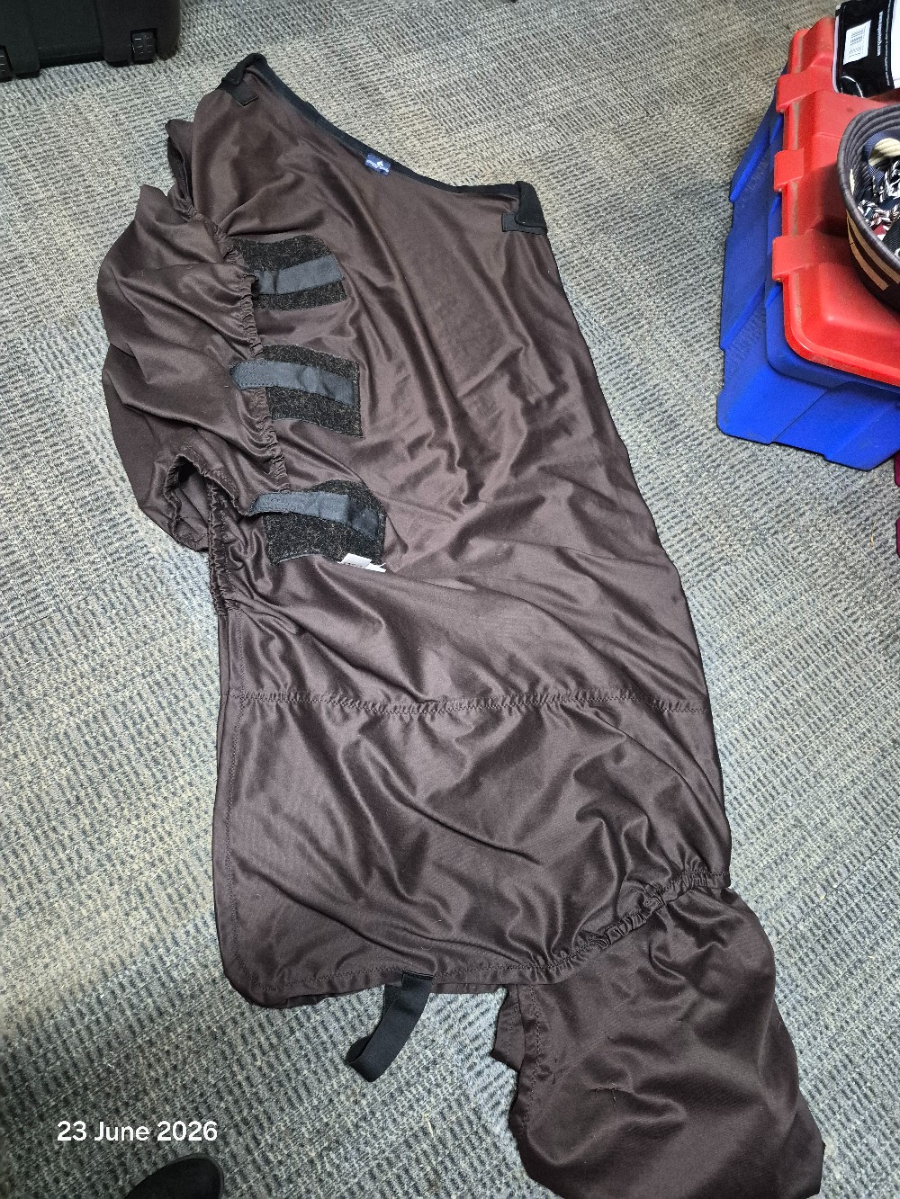 Snuggy Hood Sweet Itch No Neck Size 6'0 Colour Brown USED