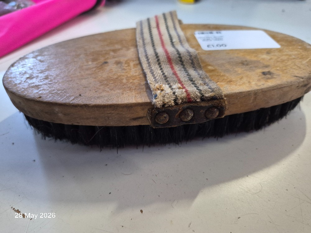 Wooden Brush Large Colour Black USED