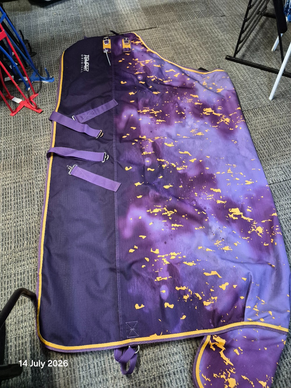 Shires Tempest T/OI Rug Size 6'0 100gm Colour Purple USED