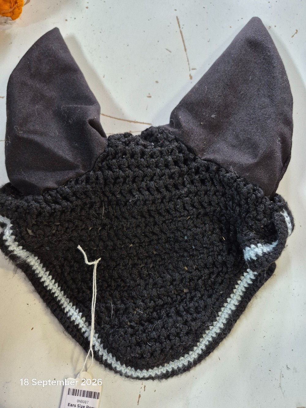 Ears Size Pony Colour Black/Grey USED
