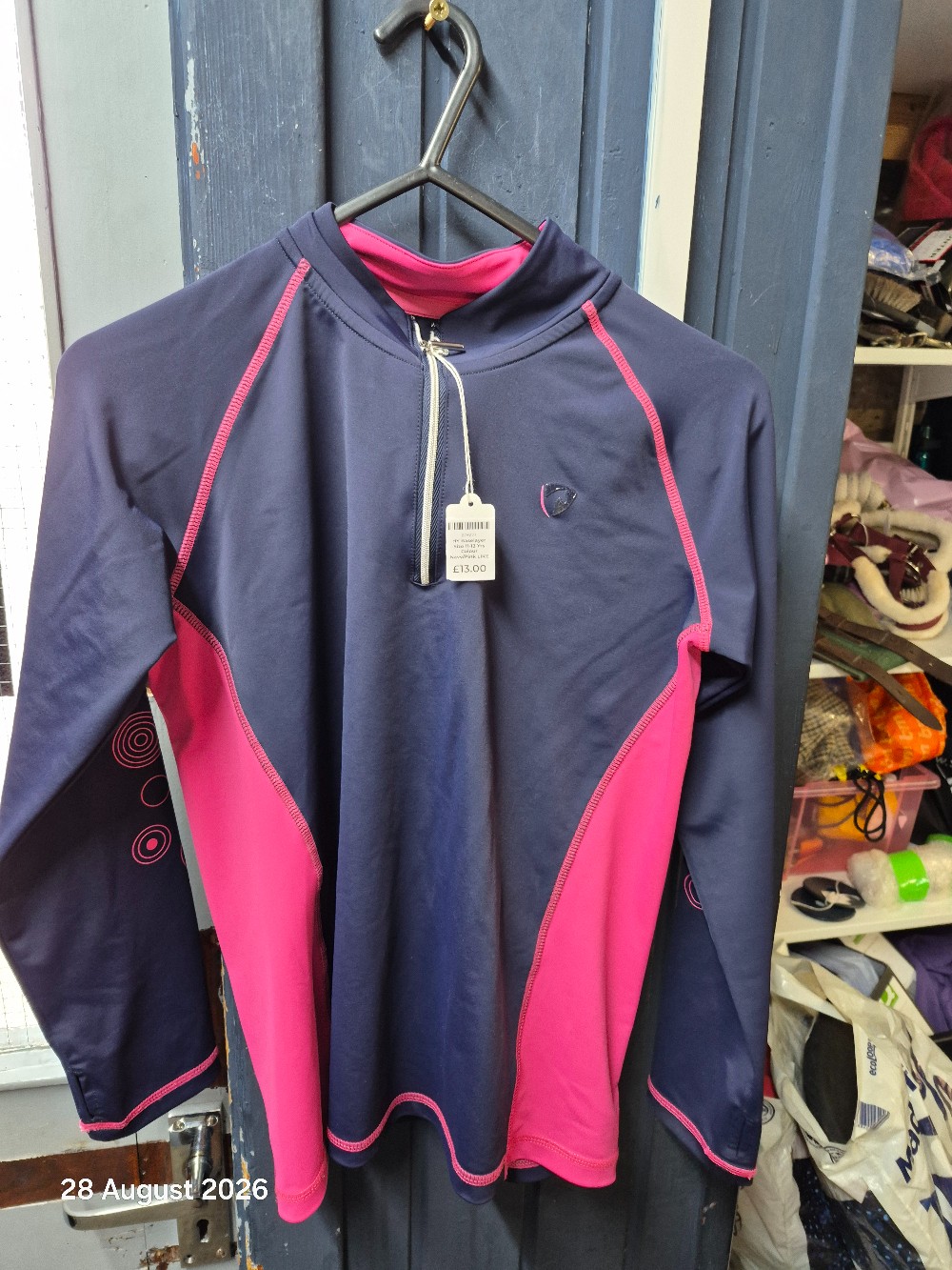 HY Baselayer Size 11-12 Yrs Colour Navy/Pink LIKE NEW