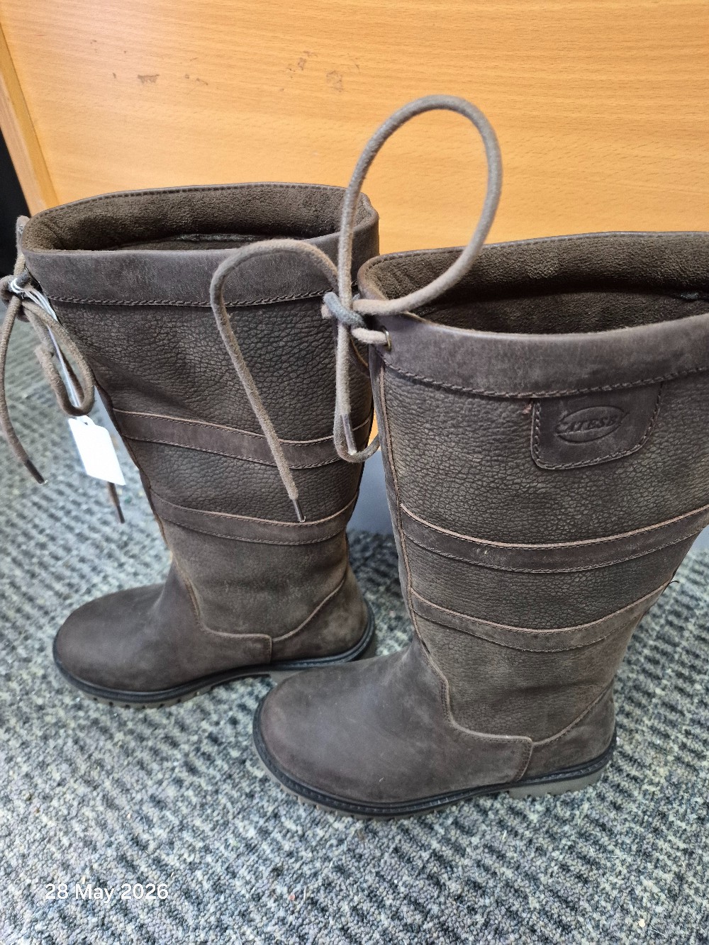 Catesbyb Yard Boots Size Kids 12 leg length 29cm Brown BNWT