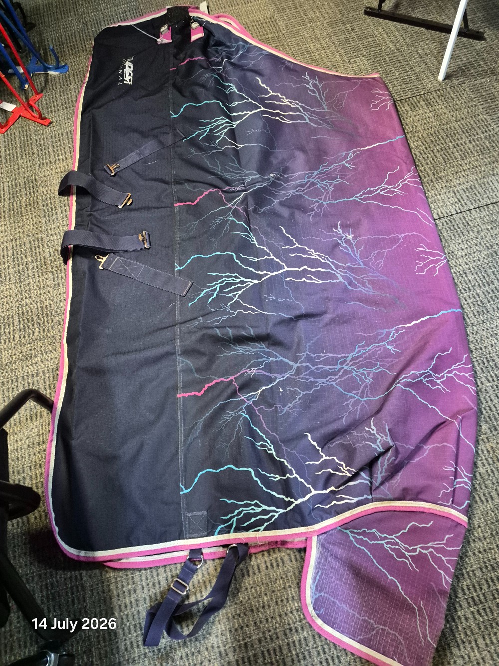 Shire Tempest  T/O Rug Size 6'0  50gm Colour Purple USED