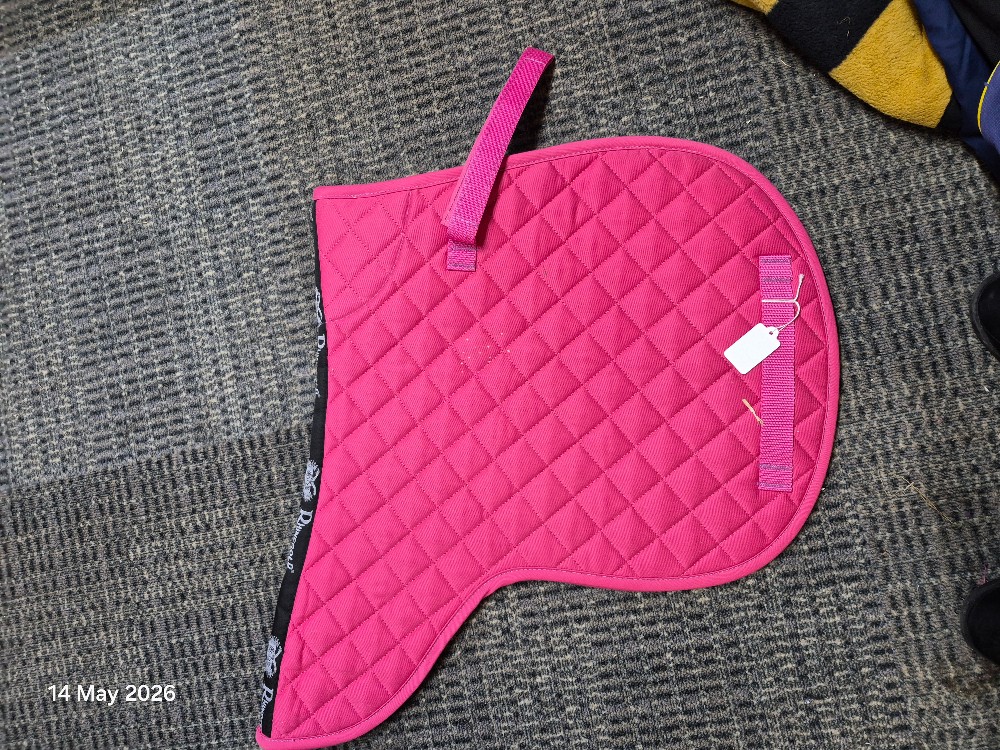 Rhinegold Numnah Size Pony Colour Pink USED