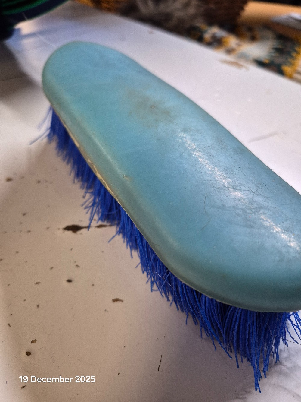 Stiff Brush Colour Blue USED