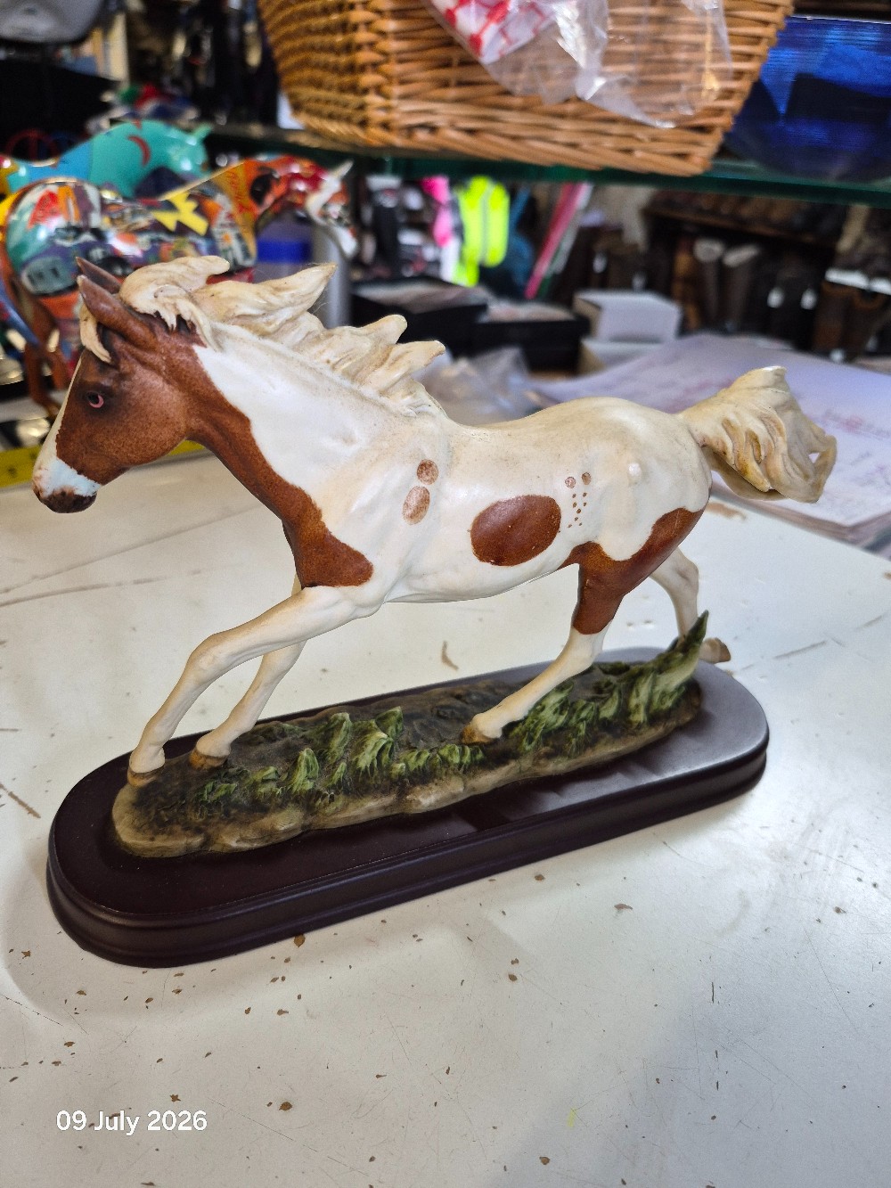 Leonardo Collection  Horse Resin Ornament USED