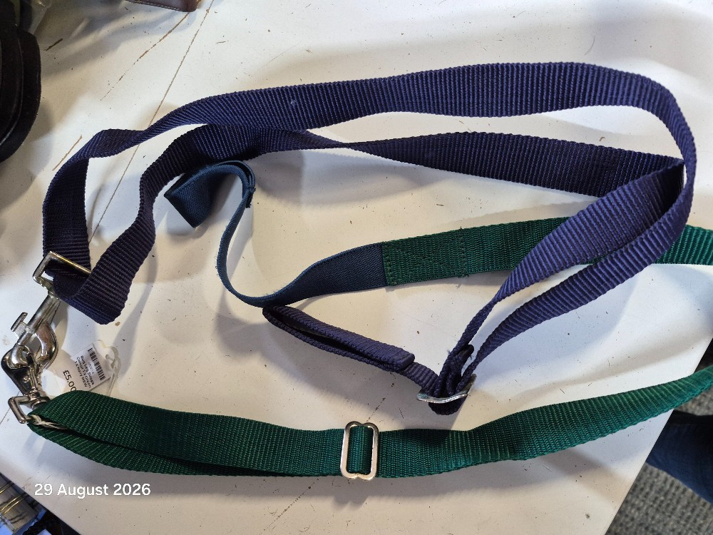 Rug Leg Straps Colour 1 x Green 1 x Navy NEW