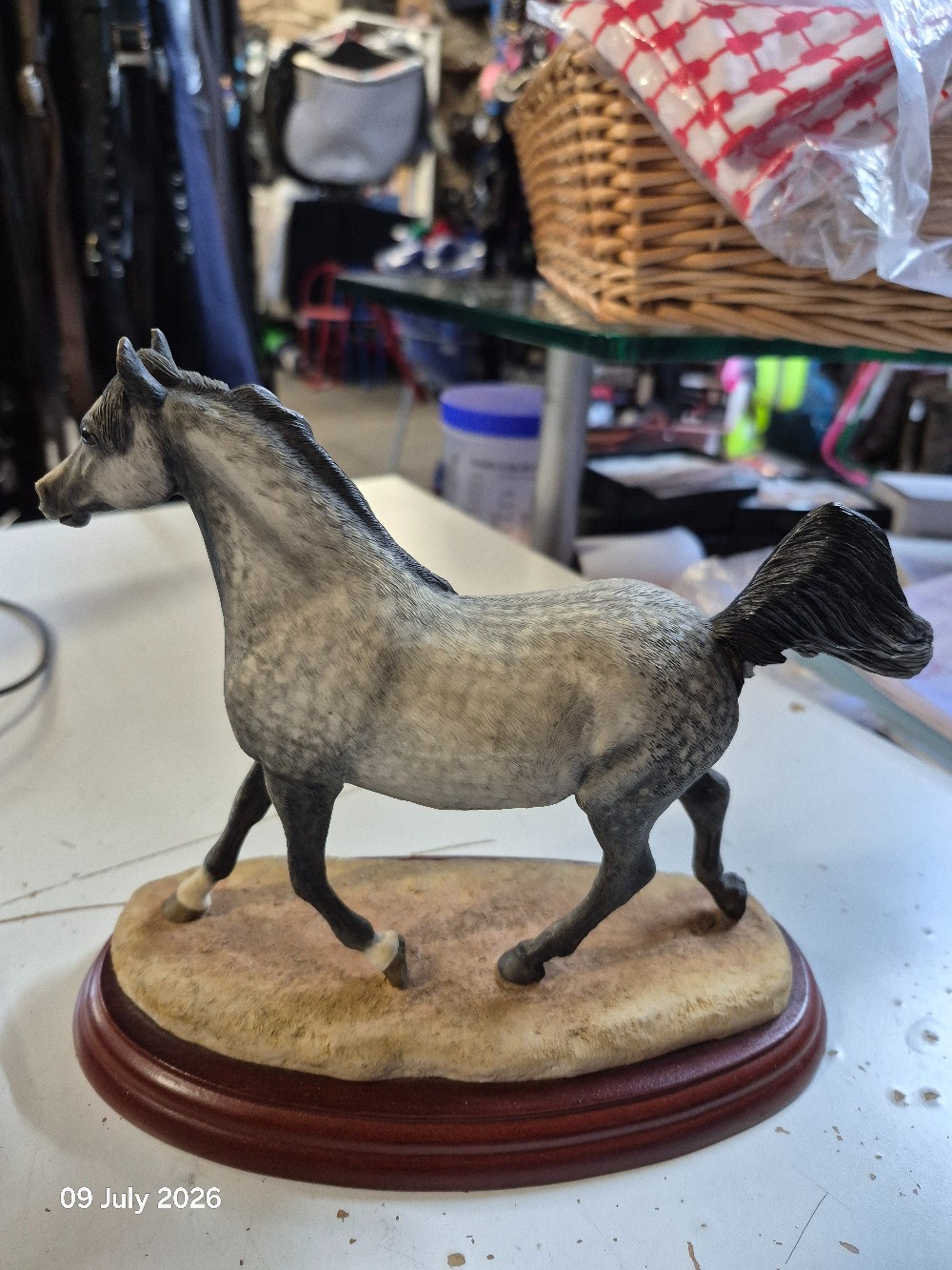 Stallion Arab Resin Ornament Size 18cm x 20cm USED
