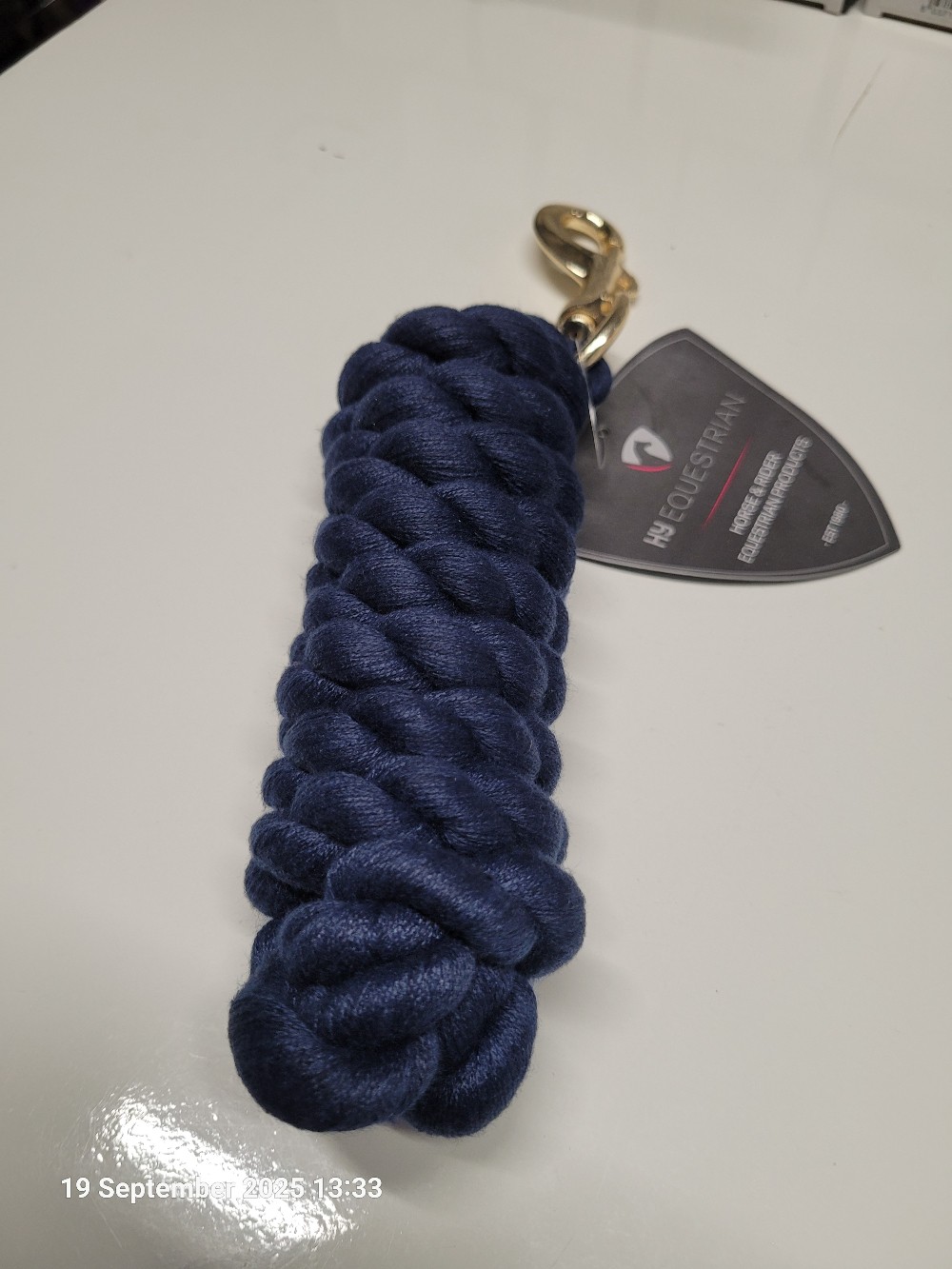 Hy LEad Rope Trigger Hook Size 1.7mtr Colour Navy NEW