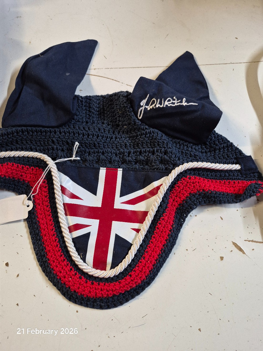 Whitaker Ears Size Pony/Cob Colour Union Jack USED