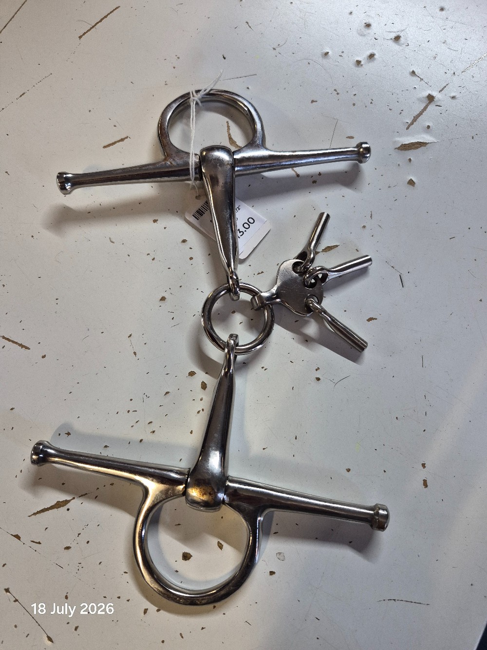 Full Cheek Snaffle with Kets Size 5 1/2