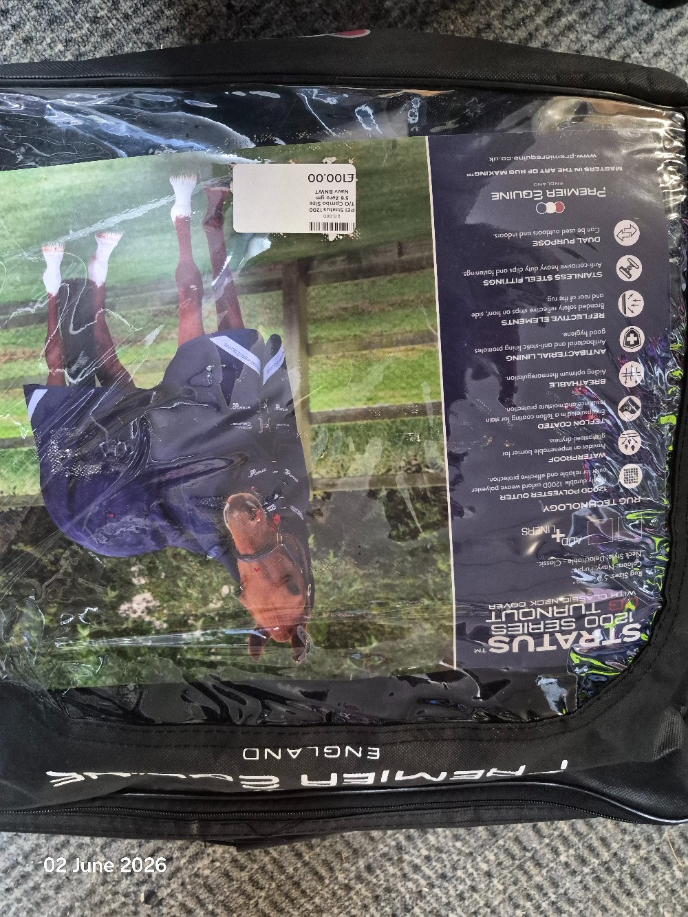 PEI Stratus 1200 T/O Cpmbo Size 5'6 Zero gm Navy BNWT