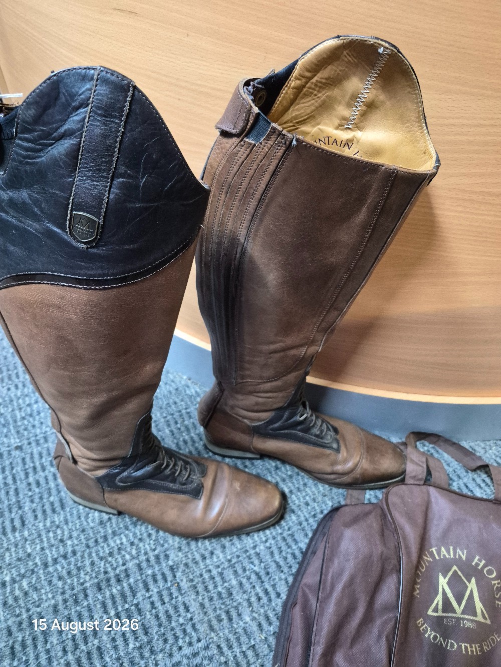Mountain Horse Sovereign Riding Boot Size 8 Euro 41 USED