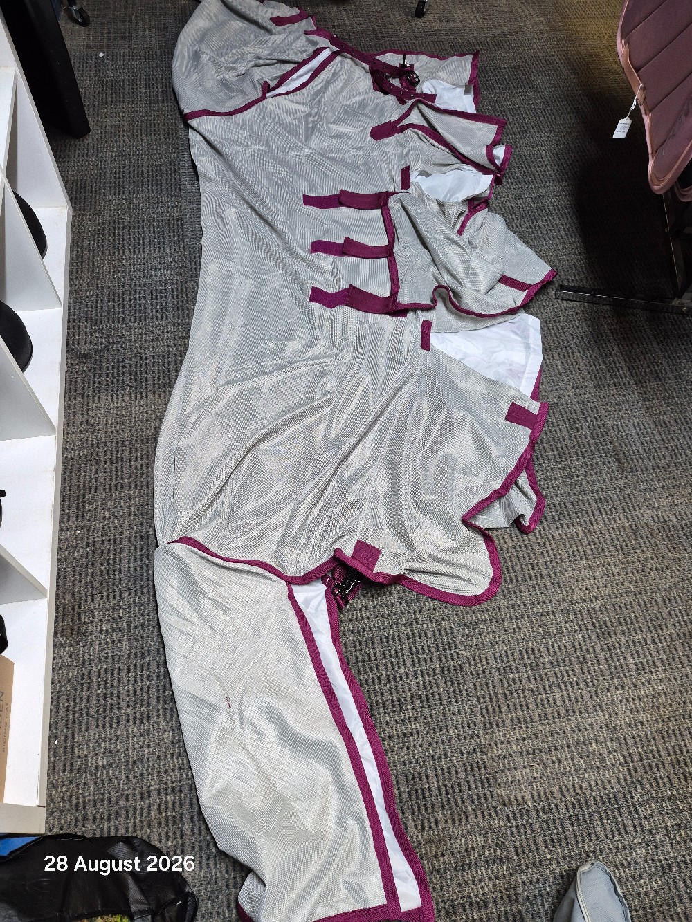 Derby House Elite Combo Fly Stoppr Rug Size 6'3 Grey/Mag BNWT