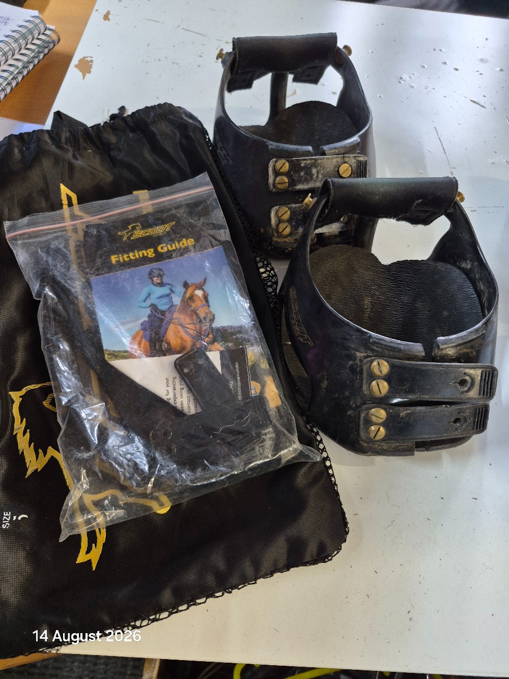 Scoot Boots Size 5 Regula Colour Black USED