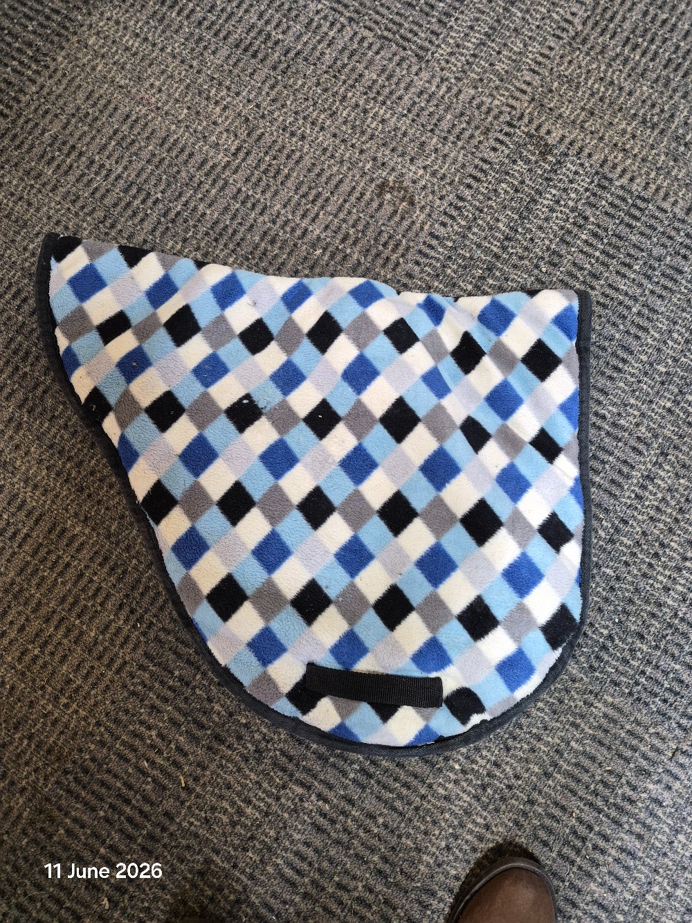 Biiou Fleece Saddle Pad Size Shetland/Pony USED